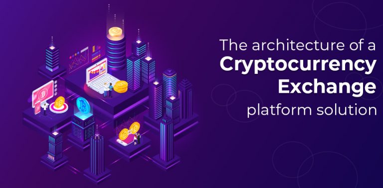 The architecture of a cryptocurrency exchange platform solution